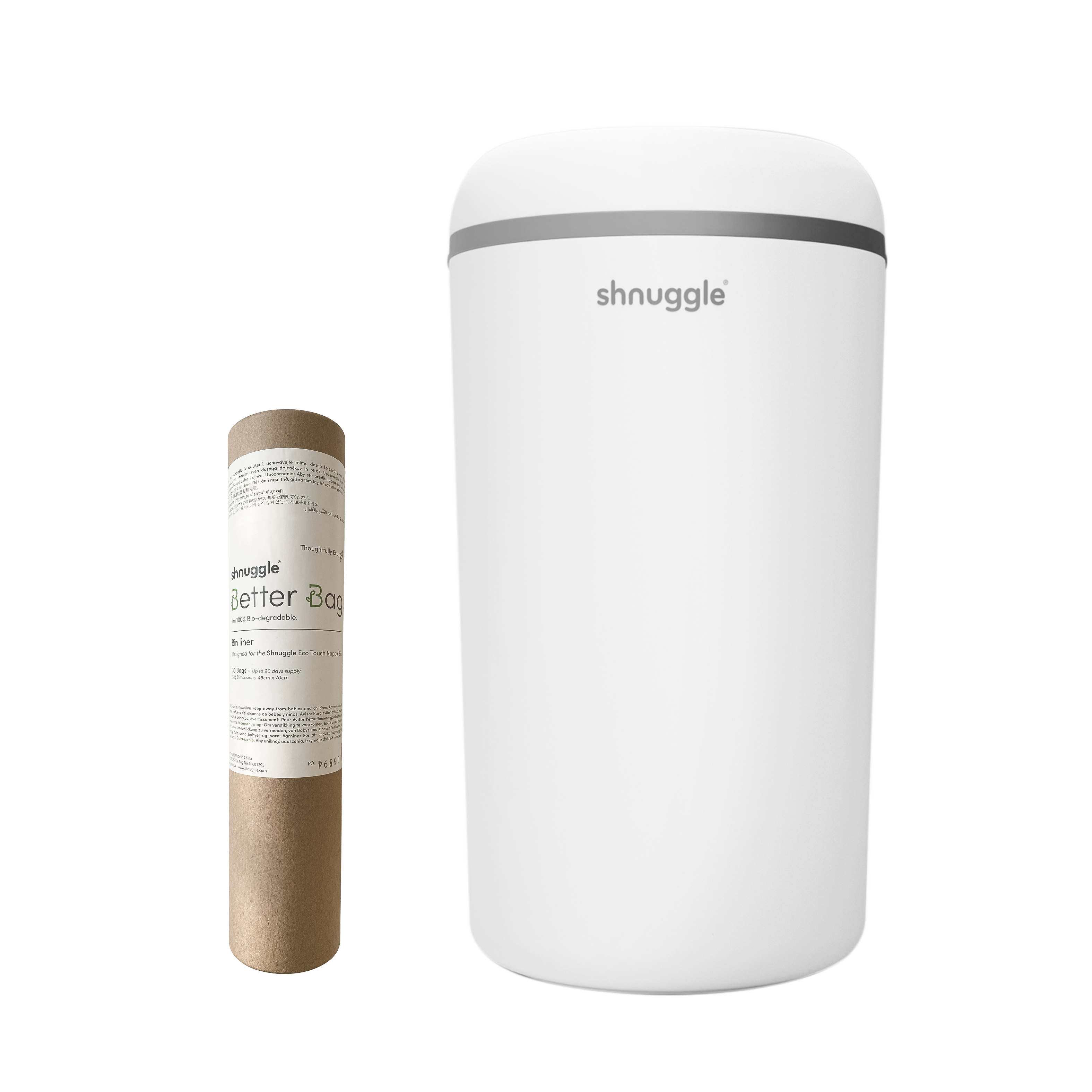 Nattou & Shnuggle by M4A - Wholesale Diaper Bag - Baby - Shnuggle Better Bag Nappy Bin Diaper Pail Liners 30 bags2