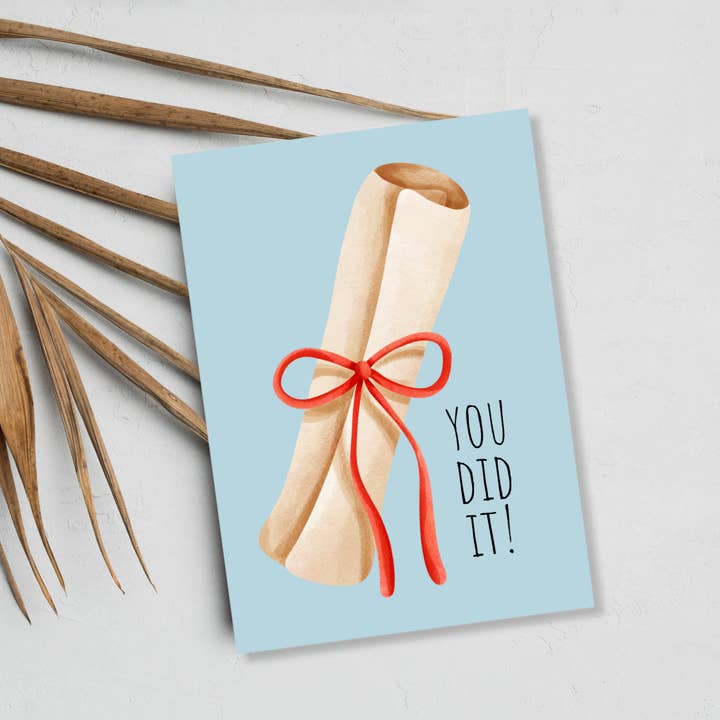 You Did It! | Graduation Card for wholesale by JoeyPrints