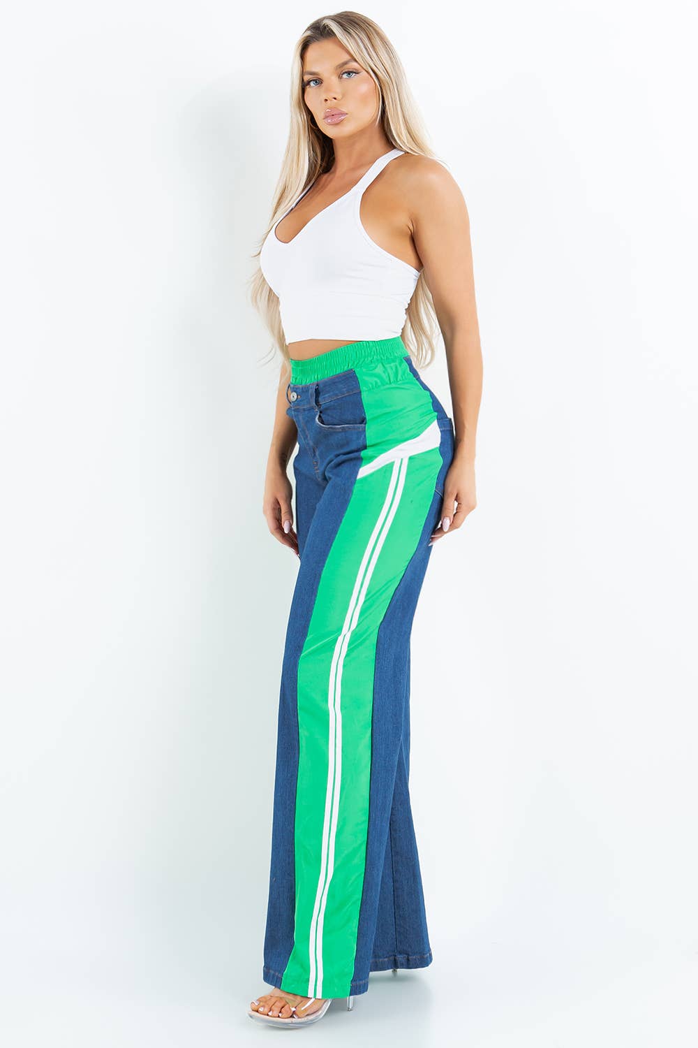 LABIJOU – wholesale Top & pants set (NOT Loungewear) – Women's – PD240 DENIM COMBO2