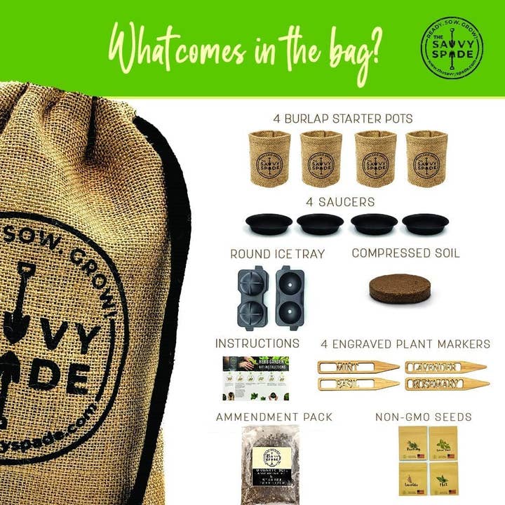 The Savvy Spade - Wholesale DIY Craft Kit - Cocktail Garden Kit1