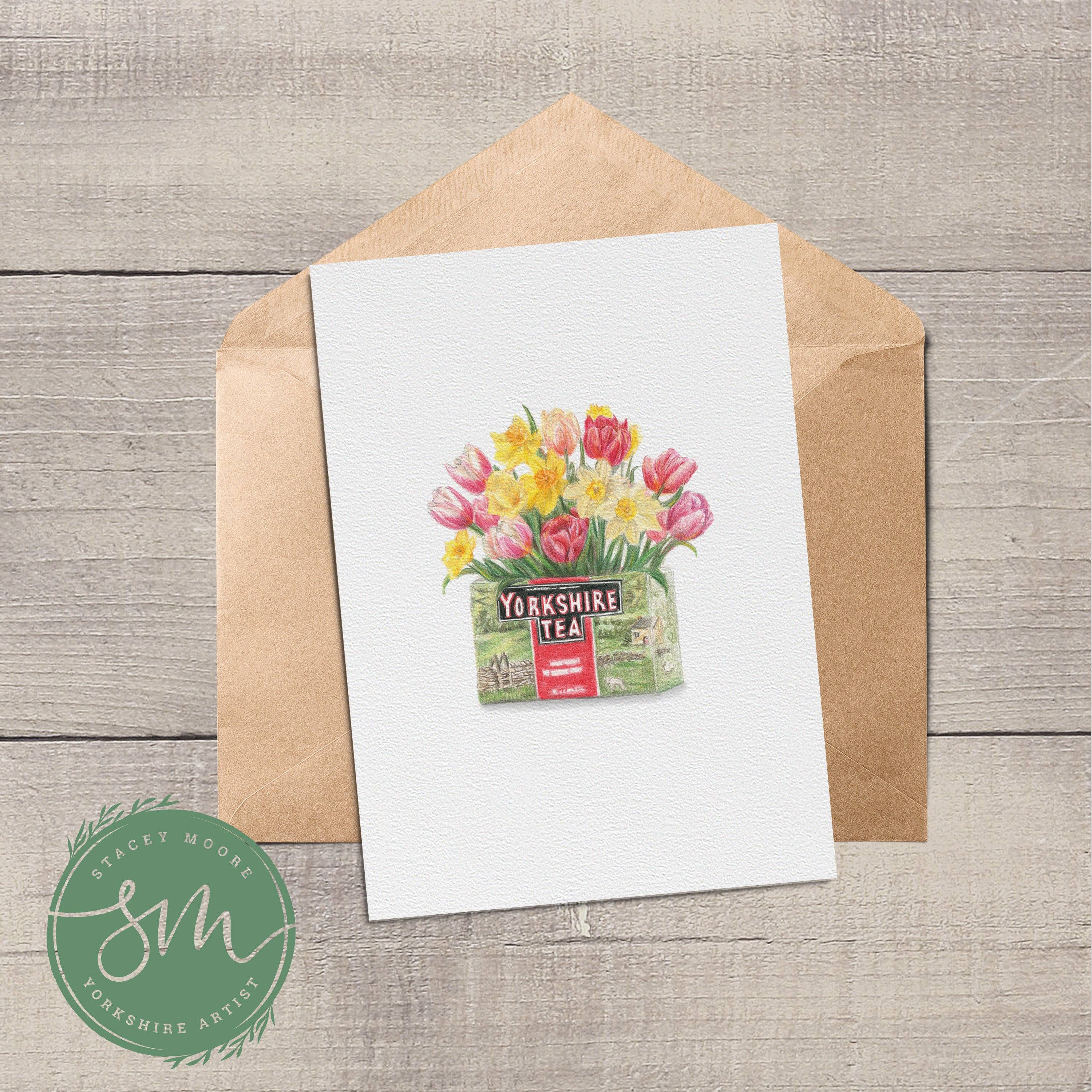 Stacey Moore Ltd - Wholesale Everyday Greeting Card - Yorkshire Tea Greetings Card