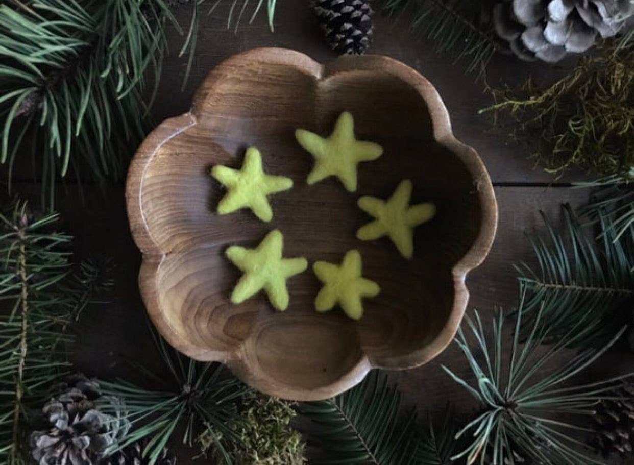 House of Moss – wholesale Dekorativt bordsobjekt – Tovad ullstjärna6