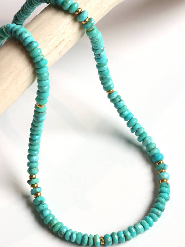 Collar Charis turquesa para venta al por mayor de Mickey Lynn