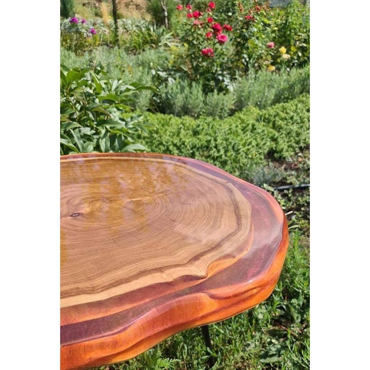 Tuzech Leather - Wholesale Coffee Table - Tuzech Epoxy Table Fully Customised Thick Resin River Table Indoor Outdoor Coffee Table Top (25X17 Inches)
