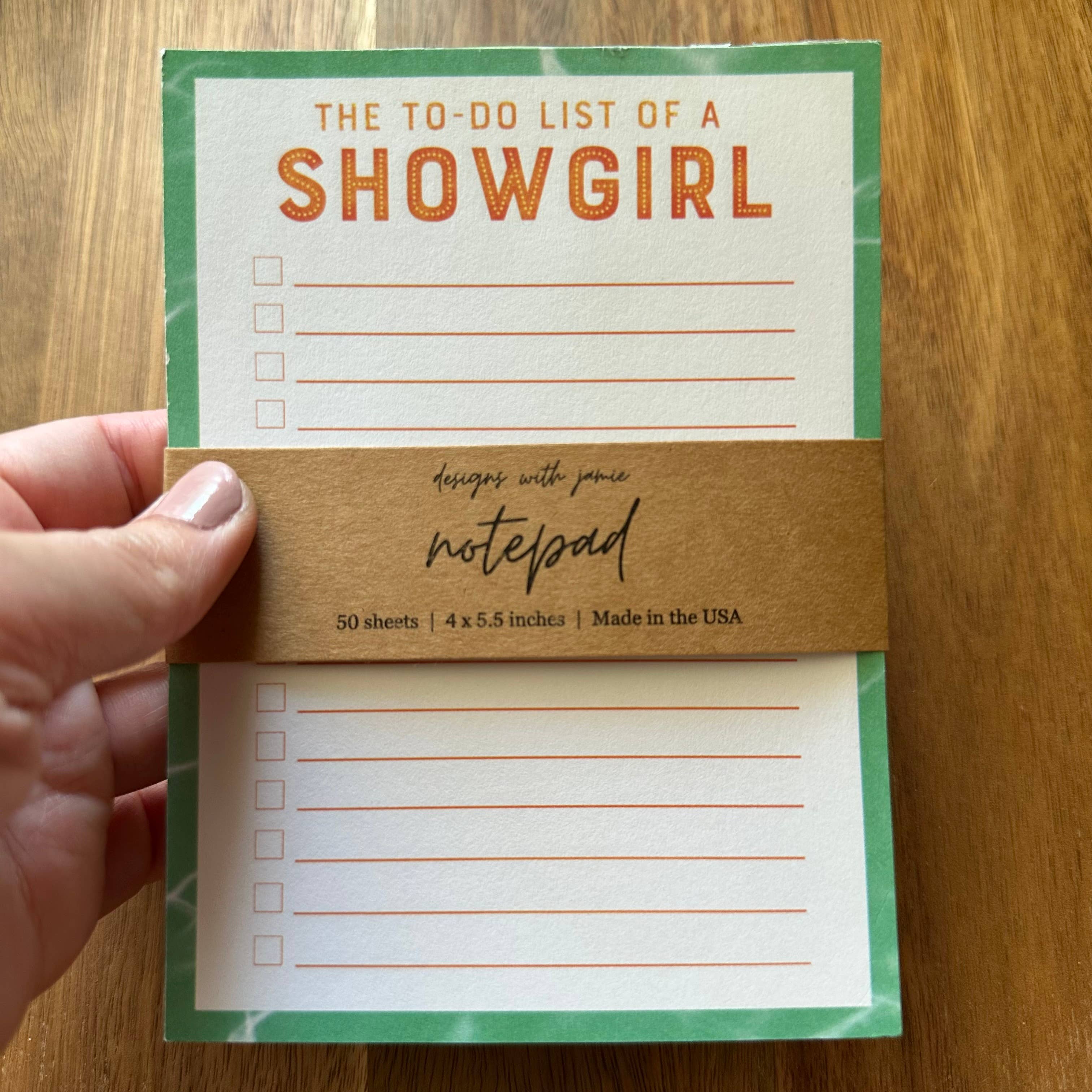 Designs with Jamie - Wholesale Notepad - To Do List Shwgrl Notepad2