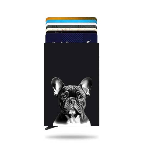 Etched Wallet Art - Wholesale Wallet - Men's - French Bulldog Wallet
