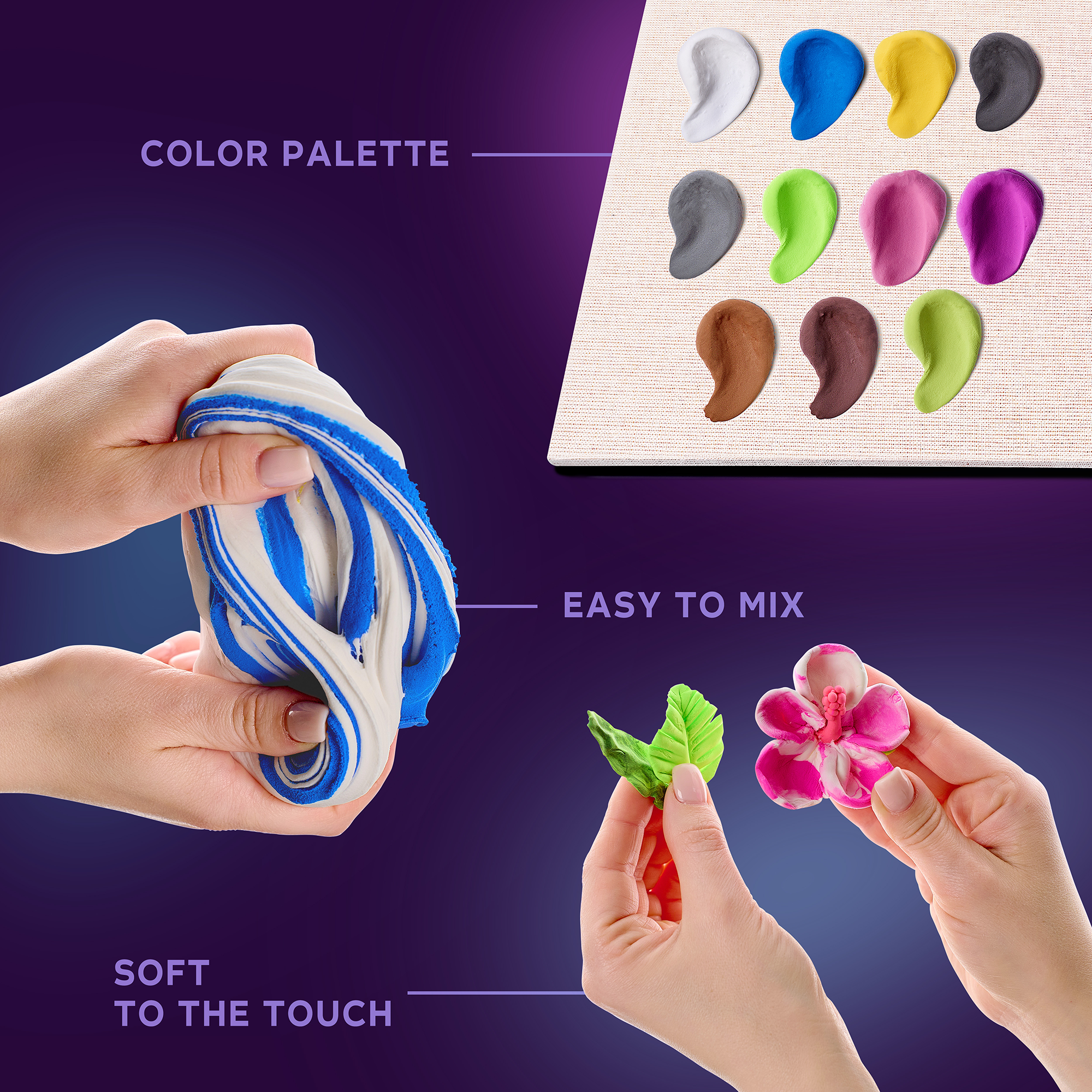 Fainotoys – Kit de artesanato DIY por atacado – Kit de Pintura 3D com Argila de Secagem ao Ar OKTO – Cacatua 3D (29 x 29 cm)4