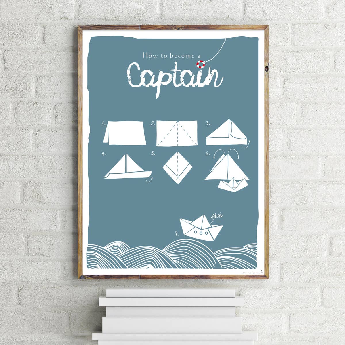Close Up GmbH - Wholesale Art Print - How to become a captain art print, Janette 40 x 30 cm0