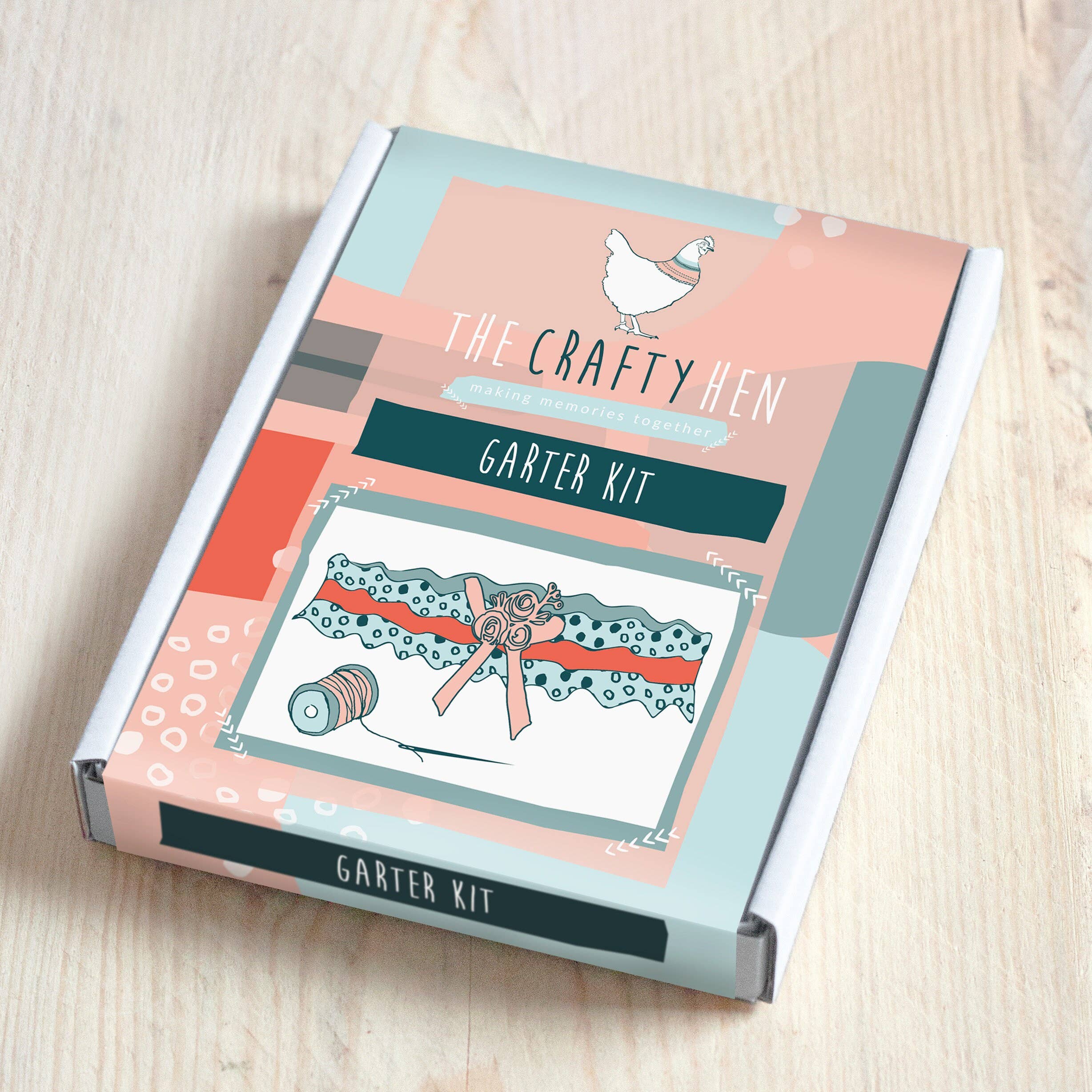 The Crafty Hen – wholesale DIY craft kit – Garter Making Craft Kit6