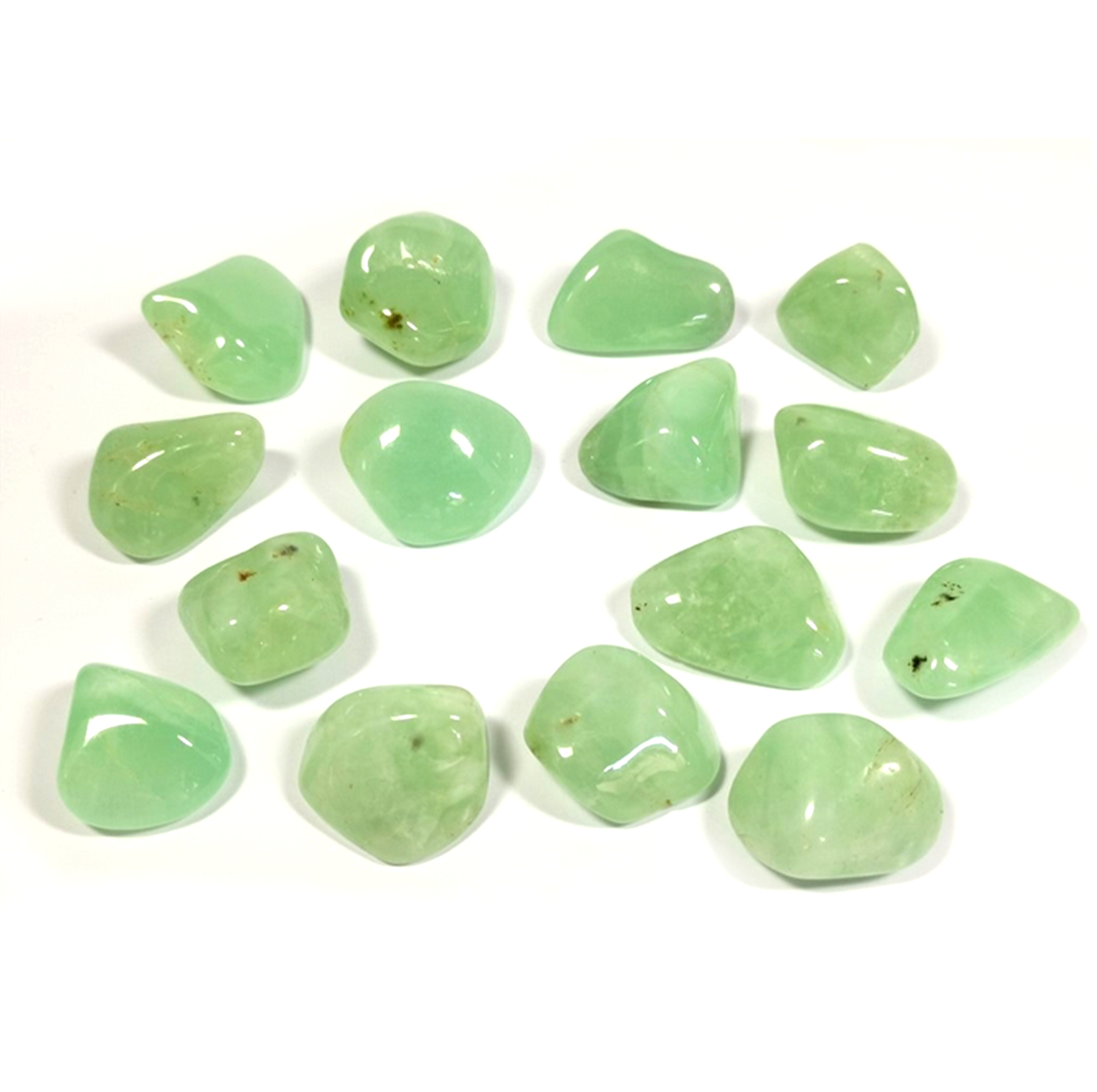 Cardshouse - Wholesale Spiritual Stone/Crystal - Large Tumble Stones - Prehnite (24X) Ancient Wisdom4