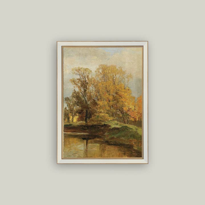 Petal Lane Home - Wholesale Art Print - Autumn Study Framed Antique Art2
