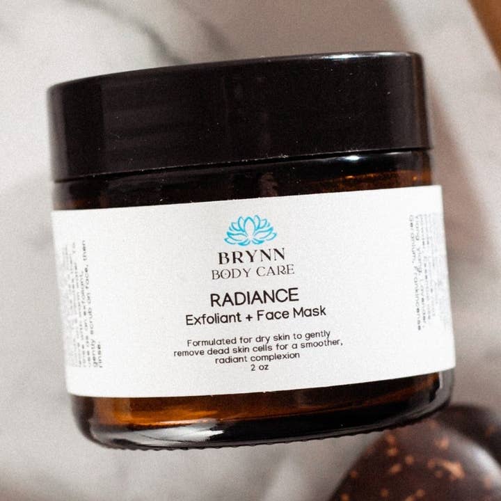 RADIANCE Face Mask/Exfoliant for dry, sensitive skin for wholesale by Brynn Body Care