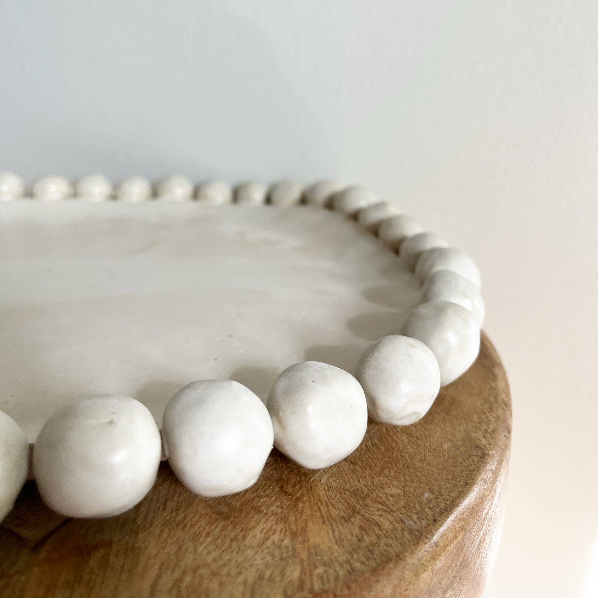 Salto – wholesale Platter – Beaded Serving Platter3