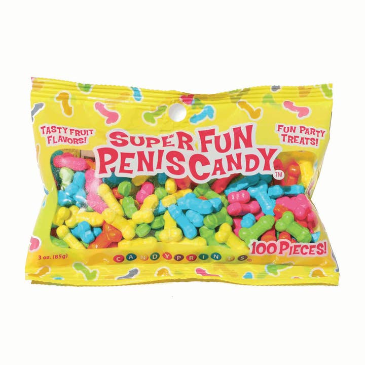 Little Genie Productions – rebuçados por atacado – Super Fun Penis Candy - Saco de 3 onças