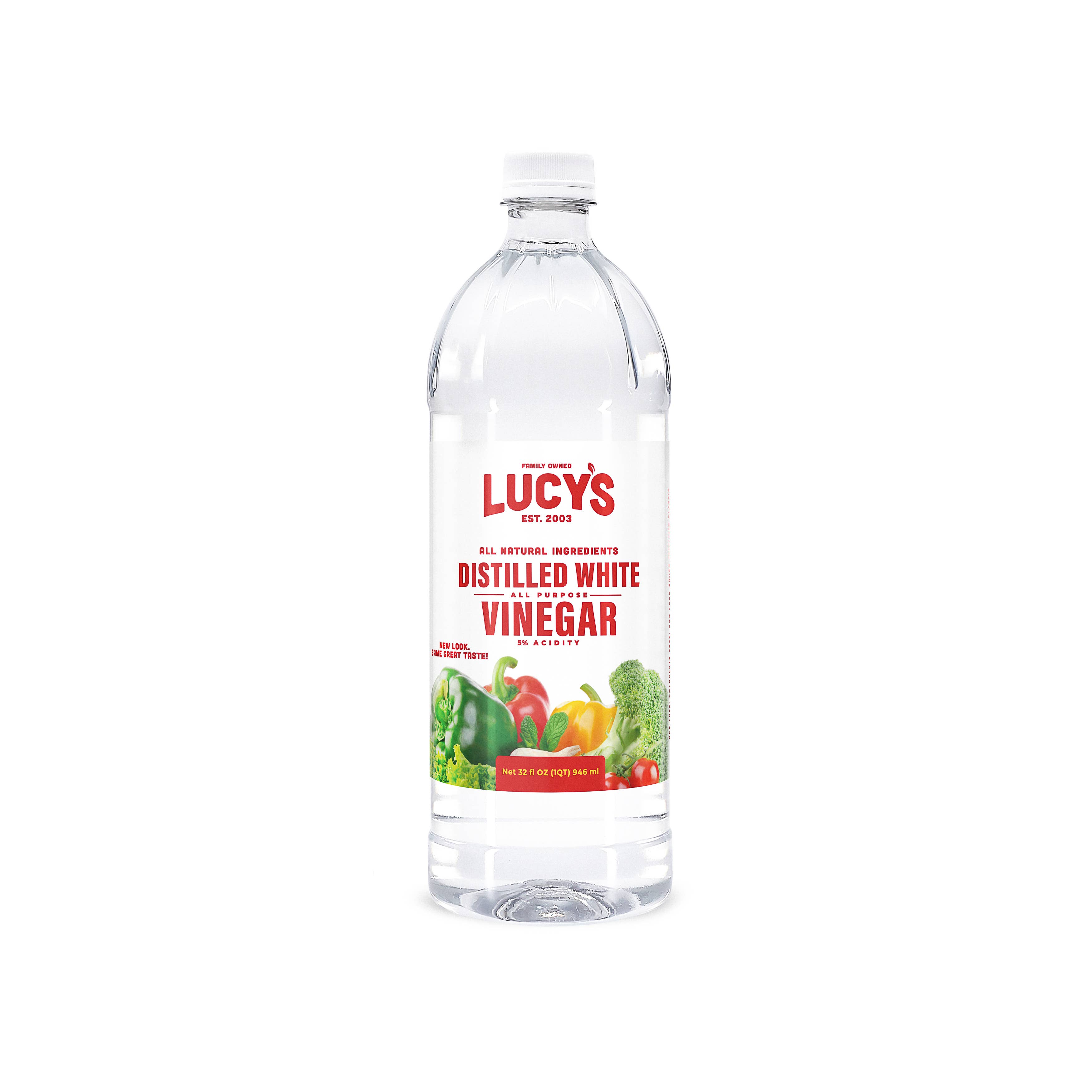 Lucy's - Wholesale Vinegar - Lucy's Family Owned - Natural White Vinegar 32oz.1