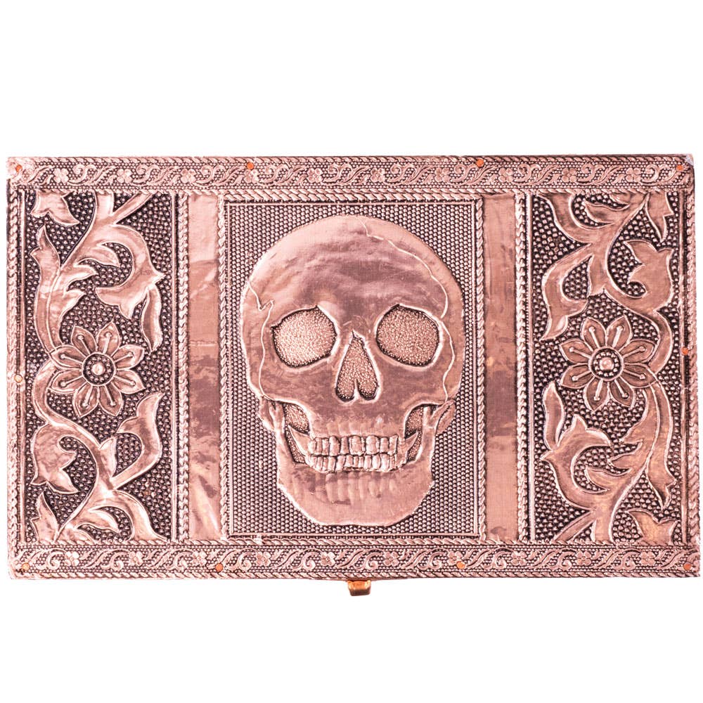Benjamin International - Wholesale Decorative Box - SKULL COPPER BOX1