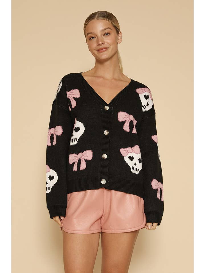 Miss Sparkling - Wholesale Cardigan – Women’s - Halloween knit cardigans11