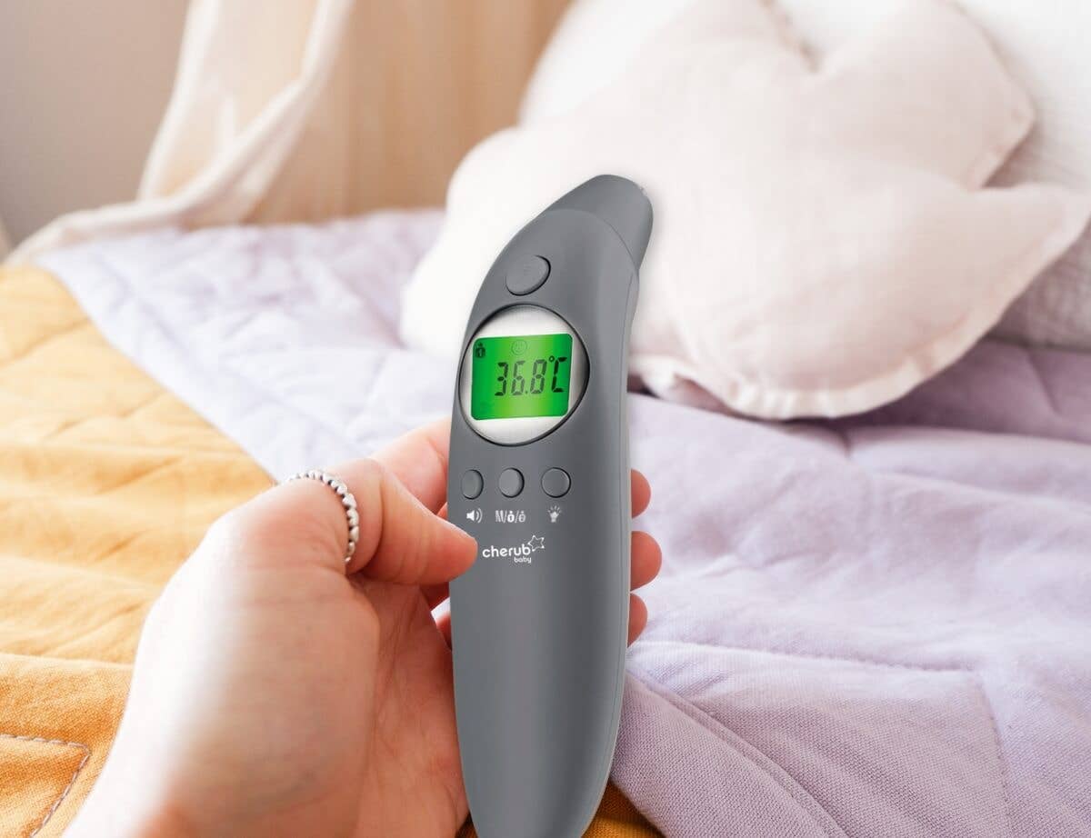 Cherub Baby - Wholesale Thermometer - Cherub Baby 4 in 1 Infrared Digital Ear And Forehead Thermometer V2 Australia - Slate4