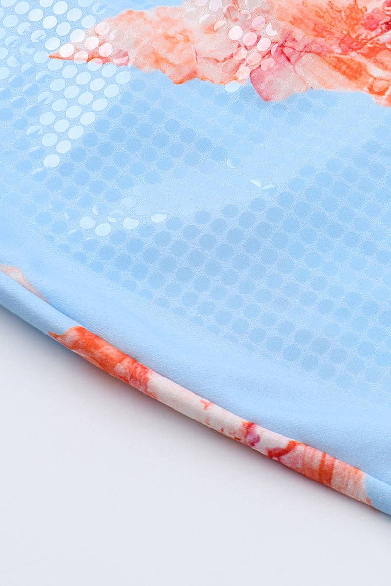 Mccolin – wholesale Dress – Women's – Strapless Starfish Print Dress3