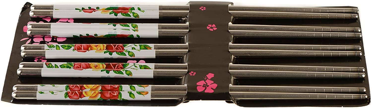 EcoQuality - Wholesale Chopsticks - Premium Reusable Stainless Steel Chopsticks Great for Dinner7