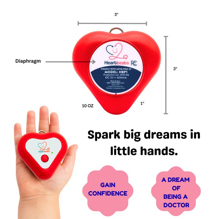 GKC Ventures LLC - Wholesale Electronic Toy - Kids & Baby - Heartbeats Electronic Stethoscope Toy For Kids ages 4+-STEM2