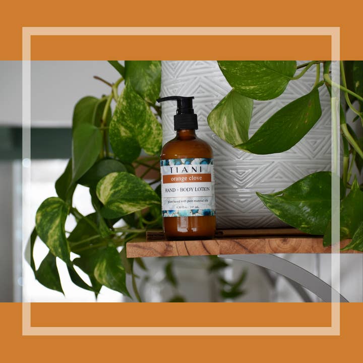 Body Lotion: Orange Clove for wholesale by Tiani Body Care