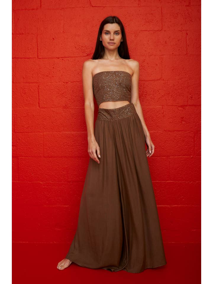 pītusa - Wholesale Pants - Women's - Sequin Palazzo Pants