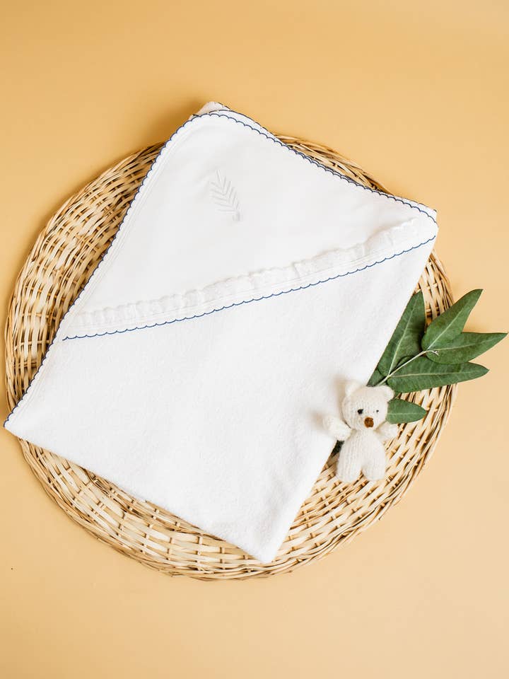 Toalla grande con capucha de algodón pima para venta al por mayor de Infused With Love Baby