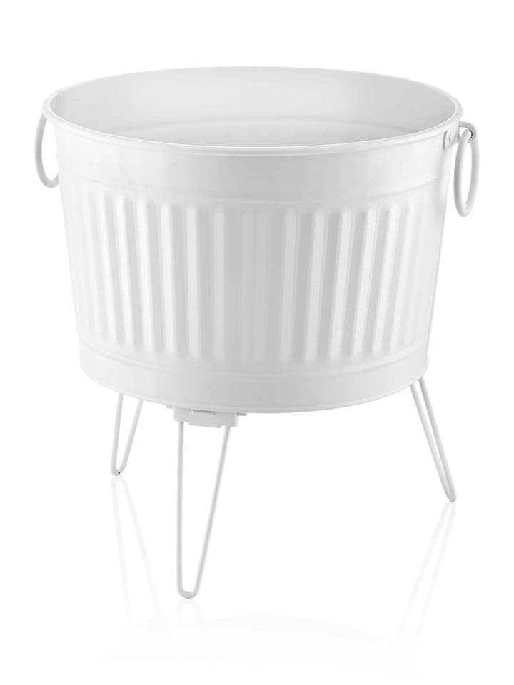 Faltbarer weißer Blumentopf für den Großhandel von Rozi