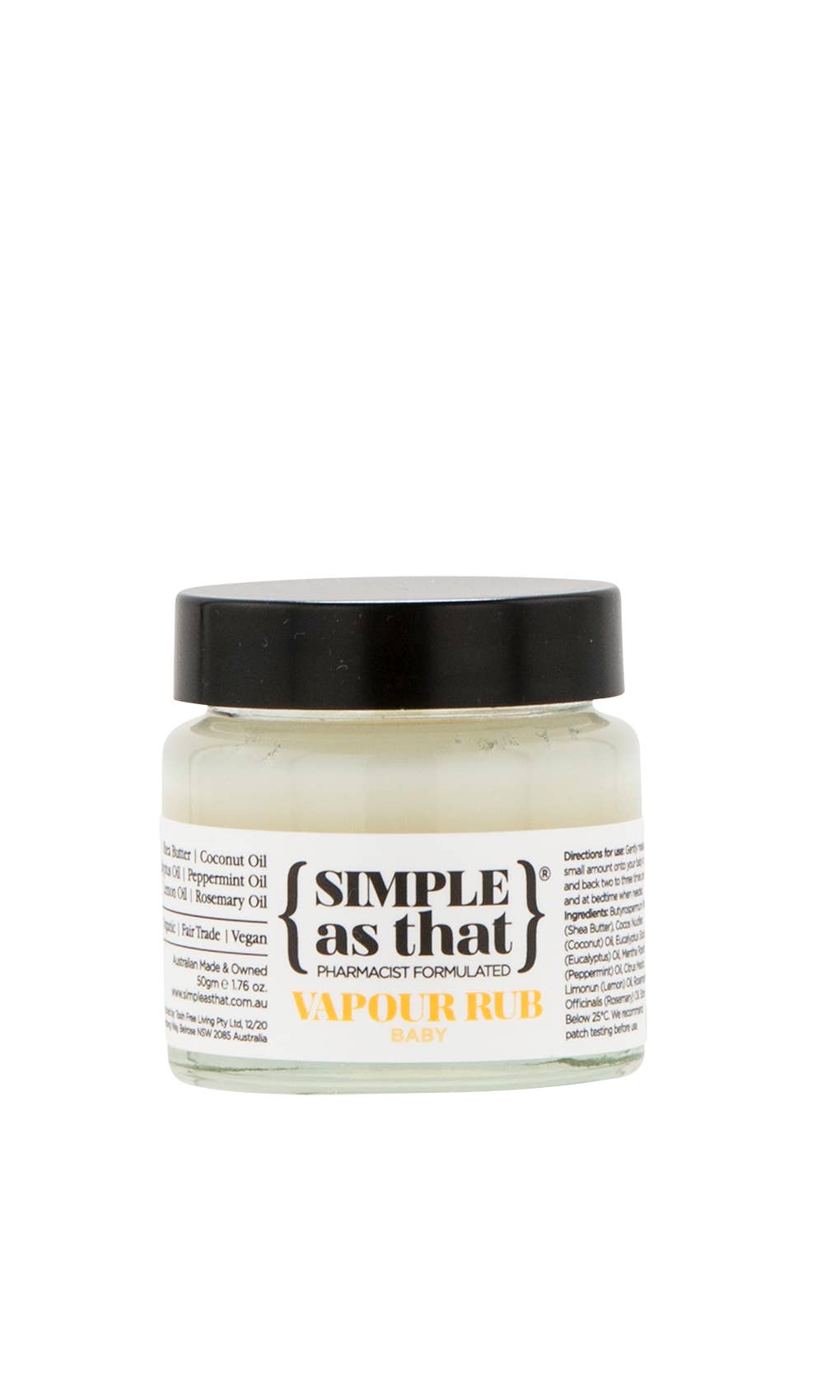 {SIMPLE as that} - Wholesale Healing salve/balm/cream - Chesty Vapour Rub Baby