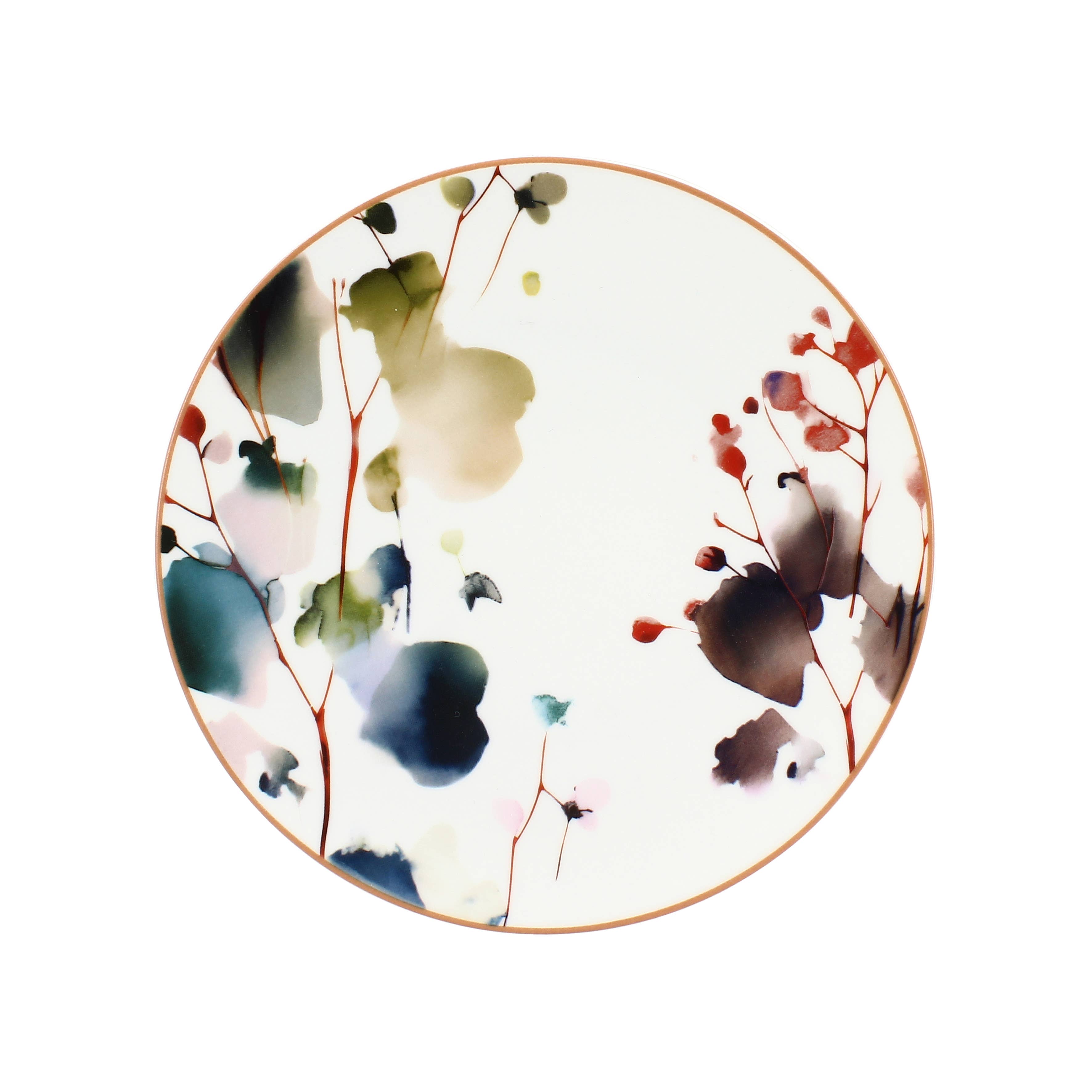 Novastyl – Großhandel Essteller – AQUARELLE Dessertteller aus Porzellan, 20 cm