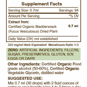 Secrets Of The Tribe - Wholesale Tincture - Bladderwrack Tincture5