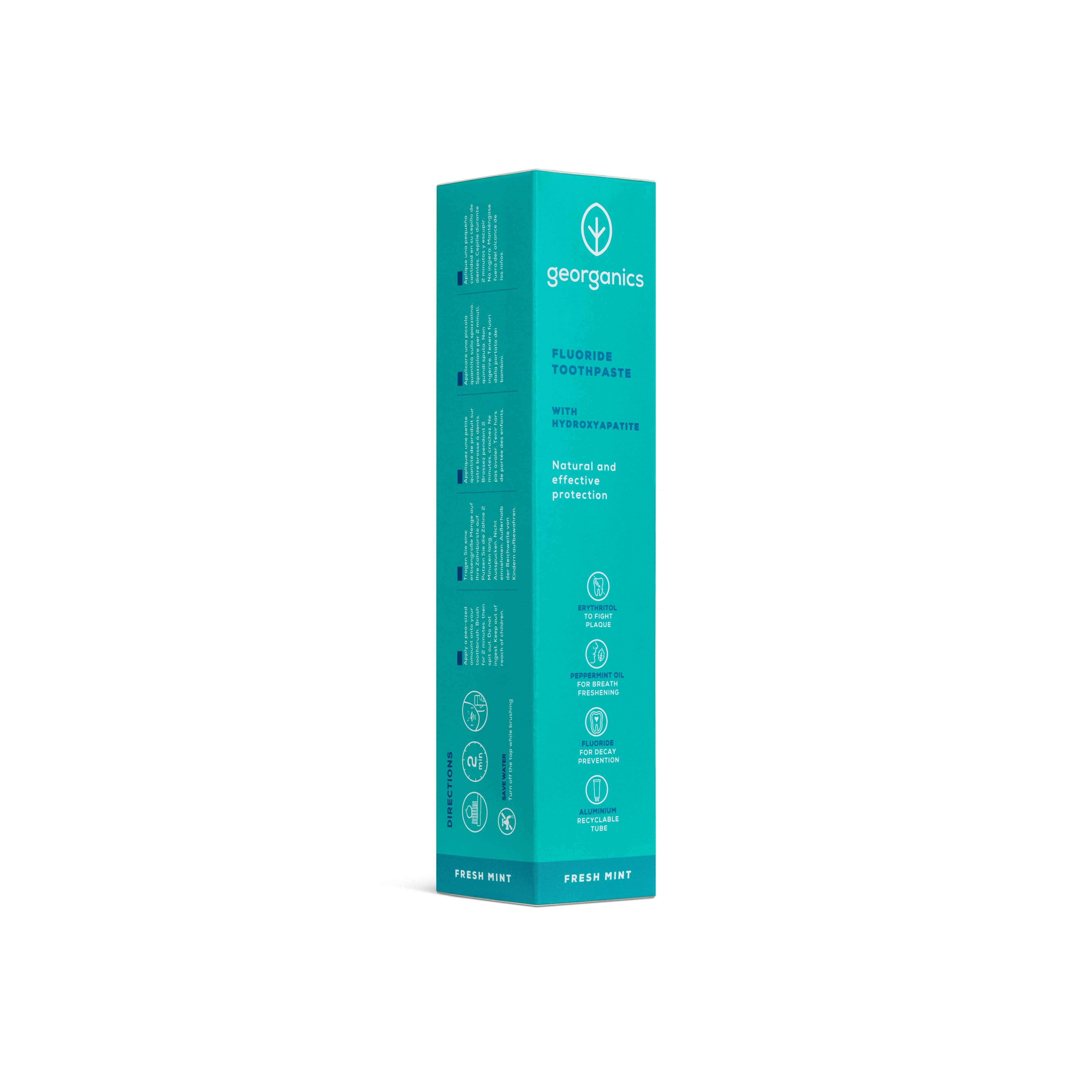 Georganics - Wholesale Toothpaste - NEW - Toothpaste next generation with Hydroxyapatite - Fresh Mint2