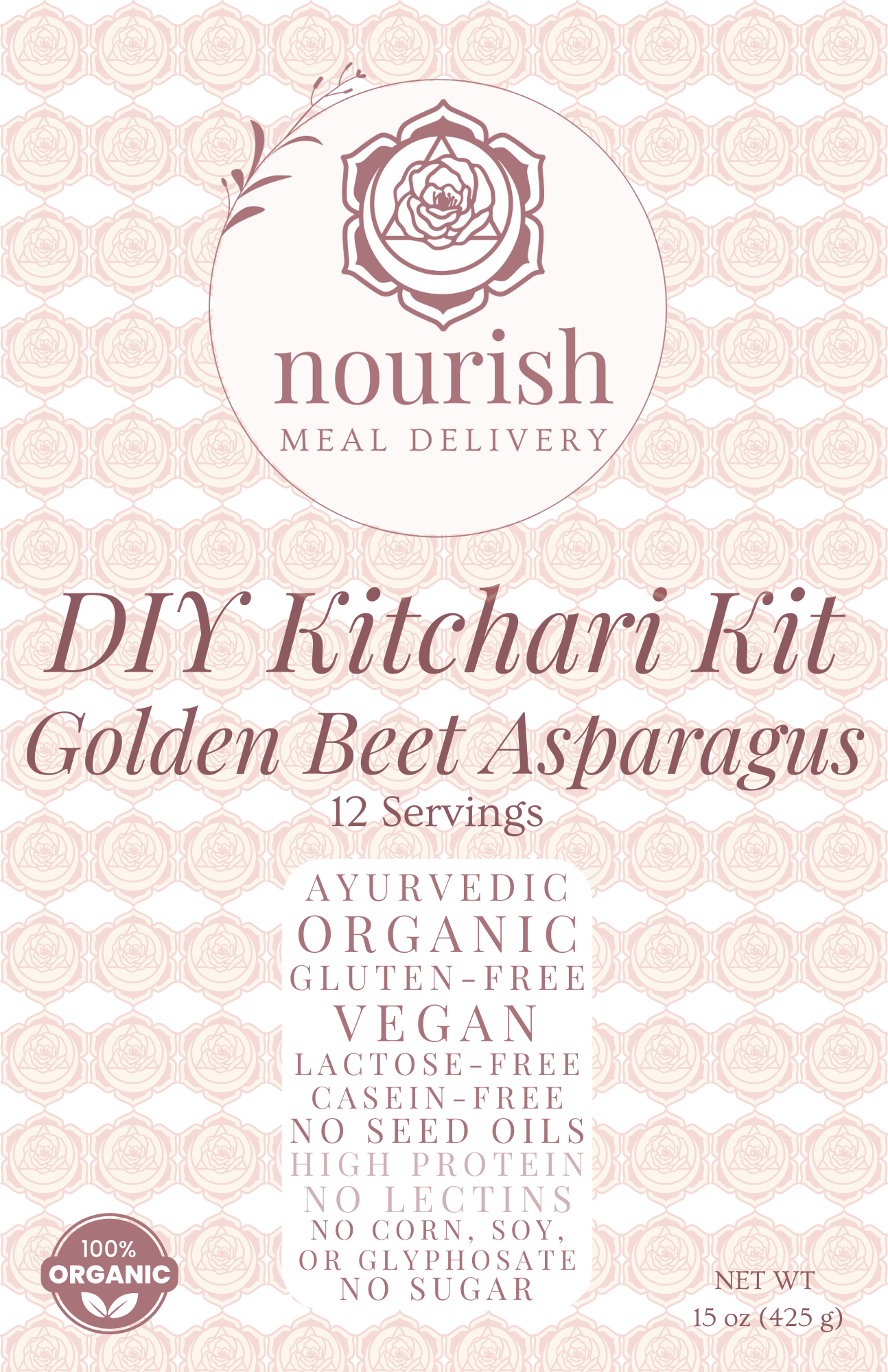 Nourish Meal Delivery - Wholesale DIY Food Kit - DIY Kitchari Kit – Golden Beet Asparagus2