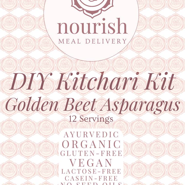 Nourish Meal Delivery - Wholesale DIY Food Kit - DIY Kitchari Kit – Golden Beet Asparagus2