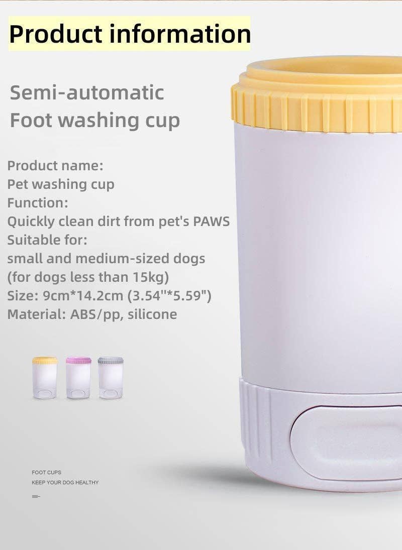 VIGOR - Wholesale Pet Grooming Aid - Dog - Pet Paw Washing Accesories Cup Dog Paw Cleaner Ideal Gift(101