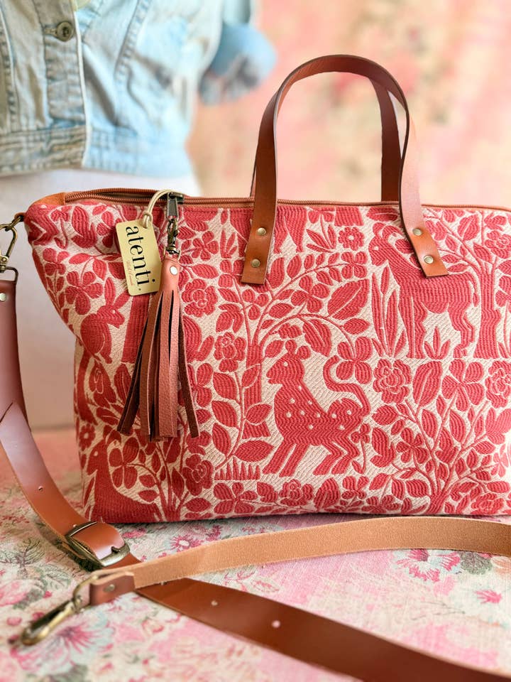 Saco Tote Amigo dos Animais – Saco de Tapeçaria Feito à Mão com Inspiração Mexicana, EUA por atacado de Atenti