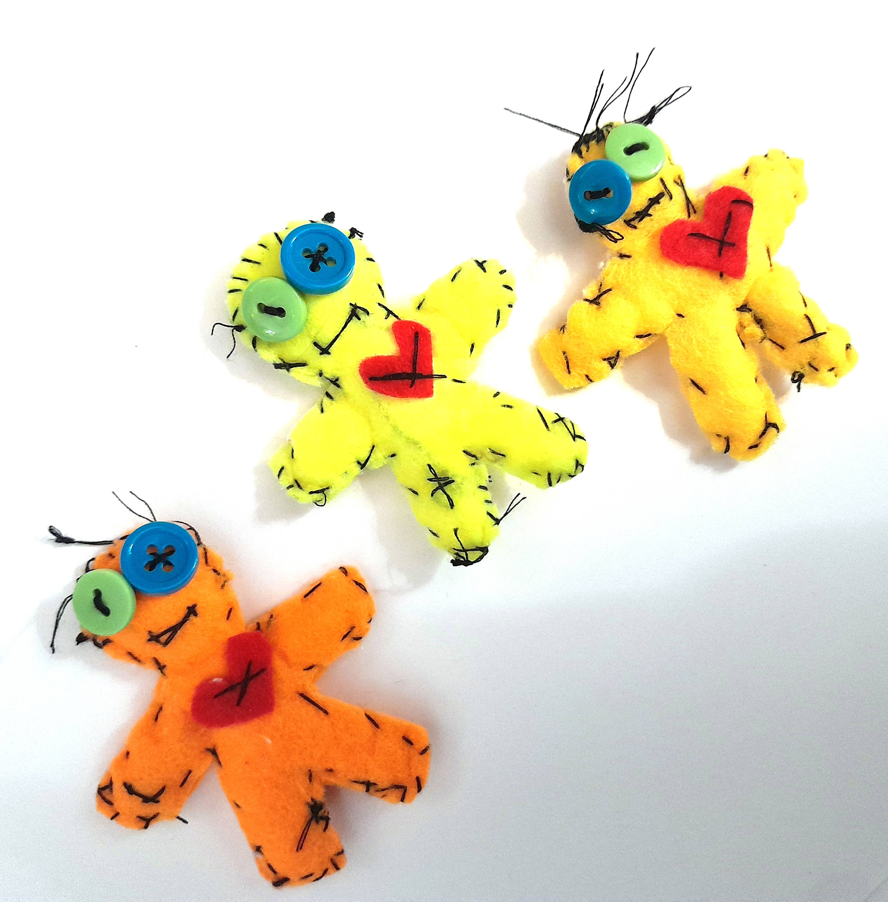 SUPERAWWWSOME – wholesale Decorative tabletop object – Mini VooDoo dolls, Tiny Voo doo dolls, Halloween decor, Felt6