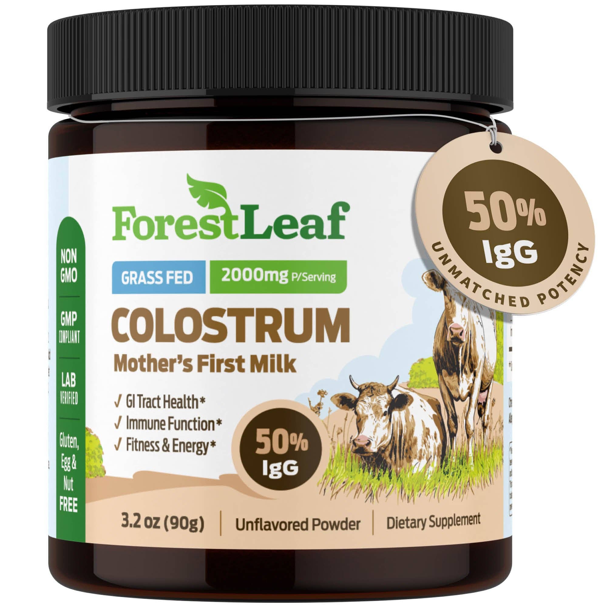 Forest Leaf - Wholesale Oral Supplement/Vitamin - Colostrum 50% IgG0