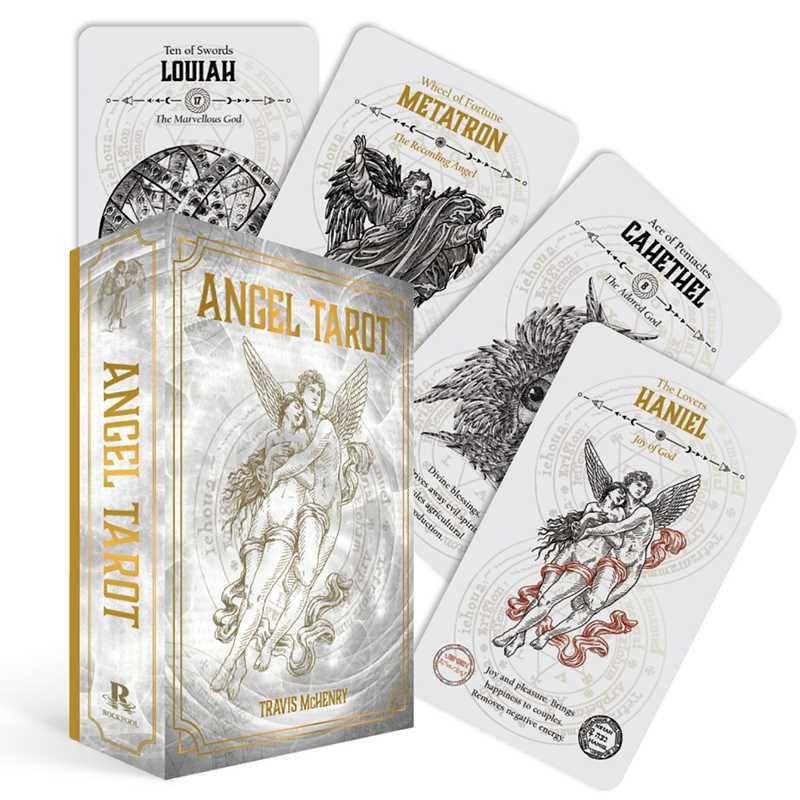 Simon & Schuster - Wholesale Philosophy - Angel Tarot by Travis McHenry0
