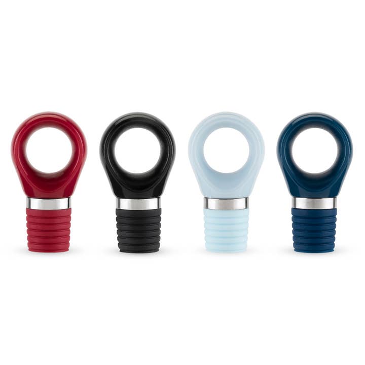 Airtight Bottle Stoppers in Assorted Colors Set of 2 for wholesale by HOST
