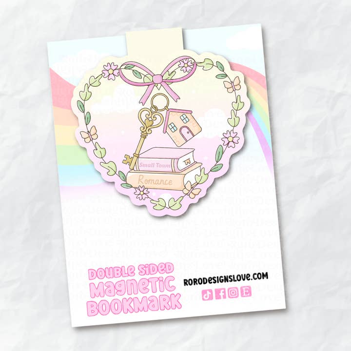 RoroDesignsLove - Wholesale Bookmark - Romance tropes magnetic bookmark set, bookish lovers gifts 1