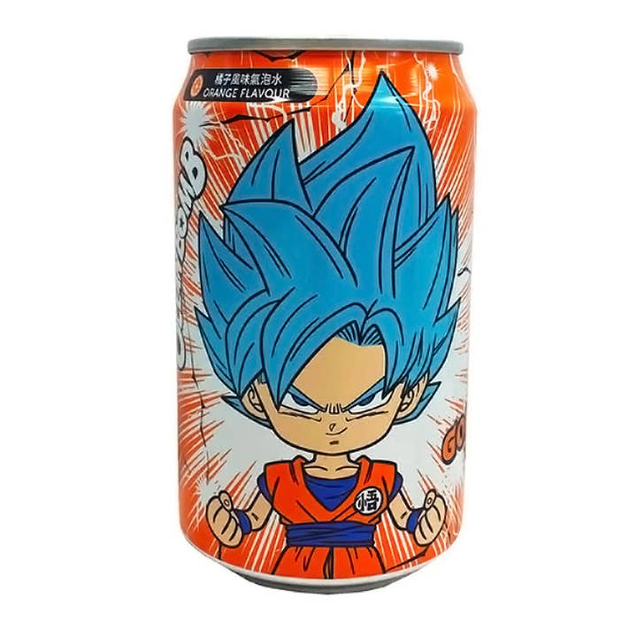 Dragon Ball Z Ocean Bomb Sprudelwasser Orange für den Großhandel von Fizz and Sweets Wholesale