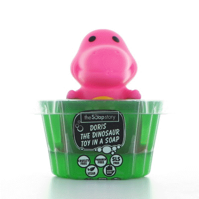 The Soap Story - Wholesale Bar Soap - Doris the Dinosaur Toy in Soap1