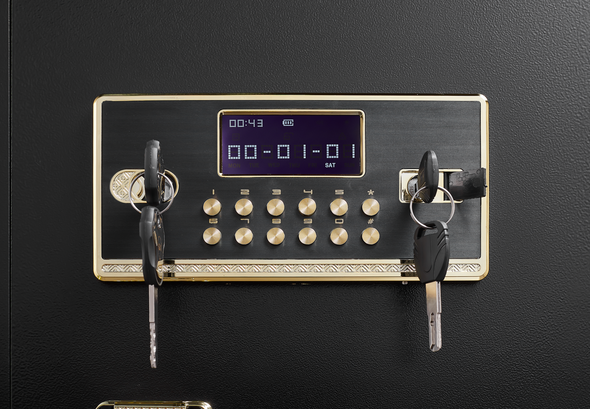 39F Inc. - Wholesale Jewelry Box/Organizer - Electronic Steel Home Safe with Digital Lock for Valuables6