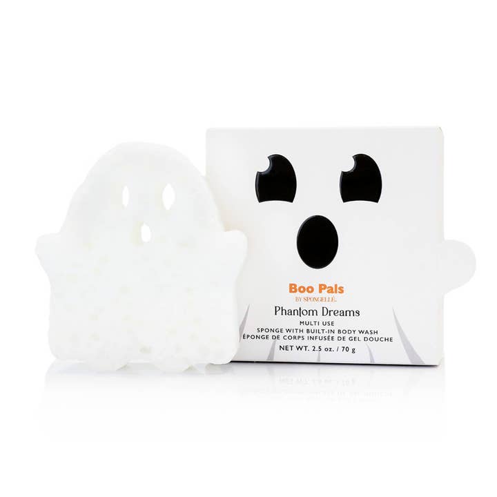 Spongellé - Wholesale Bath Pouf/Sponge - Phantom Dreams Ghost - Boo Pals Halloween Buffer