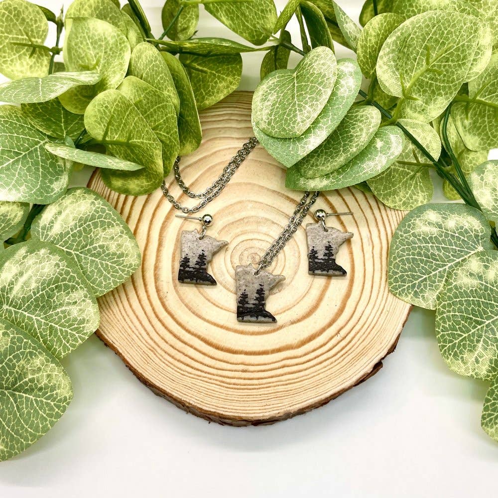 Aqua Essence Co - Wholesale Pendant/Charm Necklace - Minnesota Necklace | Handmade MN 18 Inch Pendant Necklace6