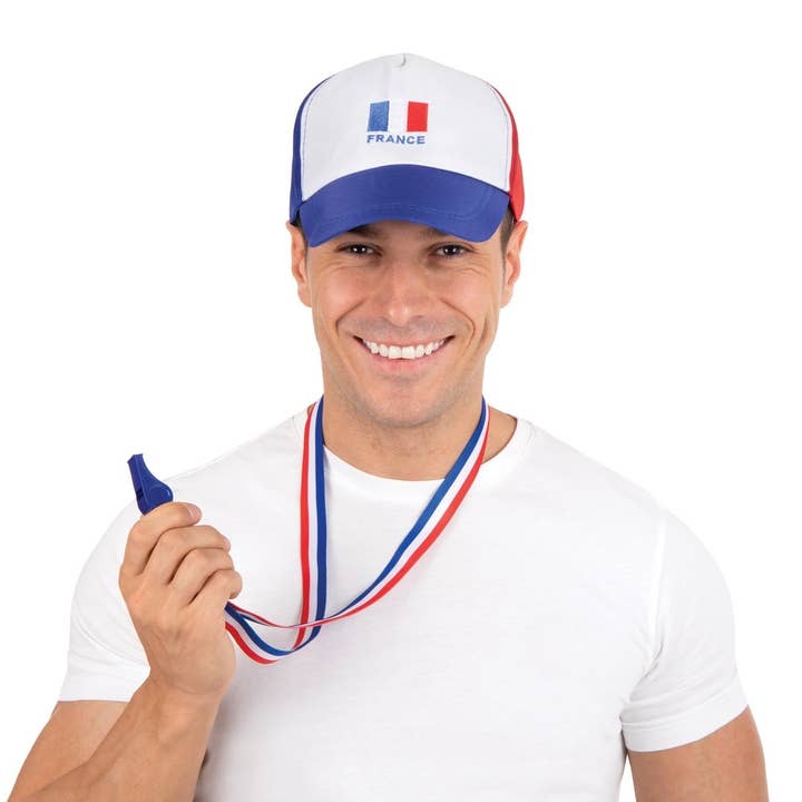 P'tit Clown - Wholesale Classic Toy - Kids - Whistle - Blue, White, Red Ribbon0