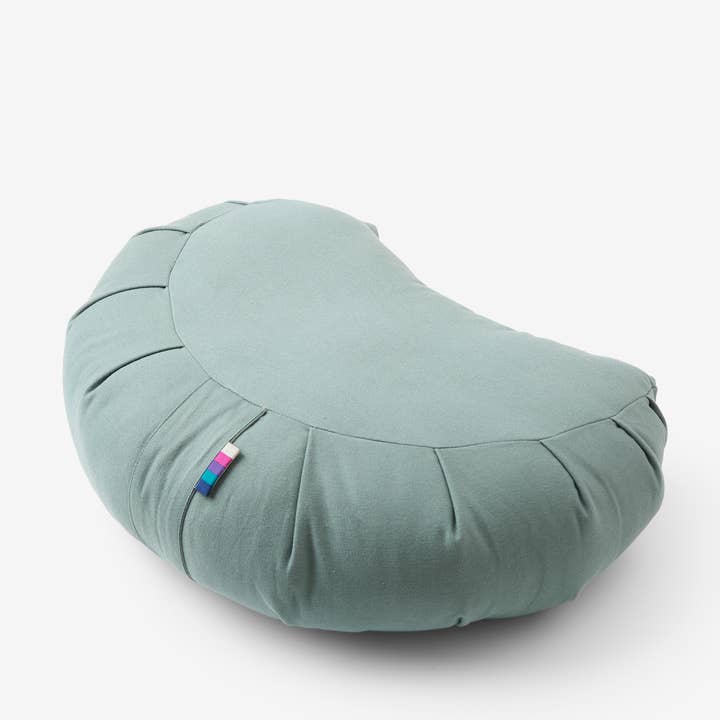 Yogamatters - Wholesale Meditation supplies - Yogamatters Organic Cotton Crescent Meditation Cushion 2