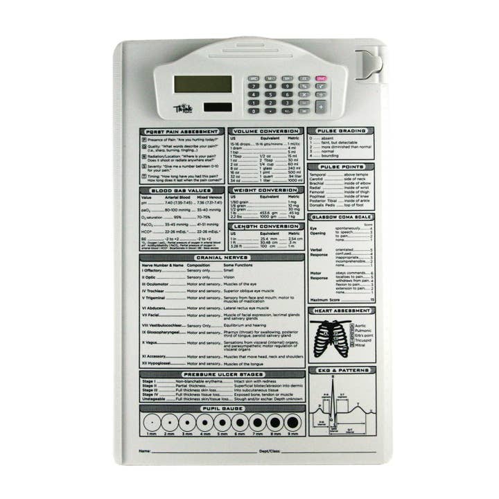 Think Medical Wholesale - Wholesale Clipboard - Nursing Clipboard w/Calculator
